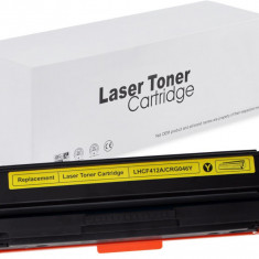 Toner de imprimanta pentru HP , CF412A / CRG046Y , Galben , 2300 pagini , neutral box