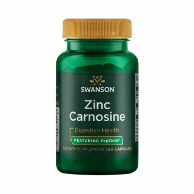 Zinc Carnosine (PepZin GI) 60 capsule Swanson foto