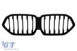 Grile rinichi cu nervuri unice vopsite &icirc;n negru, potrivite pentru BMW X6 G06 dupa 2020 Performance AutoTuning