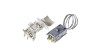 Kit termostat suport lampa pentru frigider Hotpoint, Indesit, Whirlpool