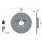 Textar Disc frana PRO