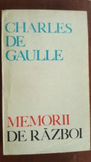 Memorii de razboi- Charles de Gaulle foto