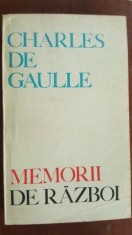 Memorii de razboi- Charles de Gaulle foto