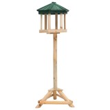 Cumpara ieftin Hranitor pentru pasari vertical, 33x110 cm, lemn masiv de brad