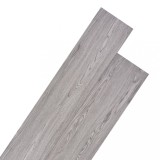 VidaXL Plăci de pardoseală, gri &icirc;nchis, 5,26 m&sup2;, 2 mm, PVC