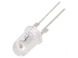 LED 5mm albastru 7000-8400mcd 90&deg; convex pentru iluminat decorativ, Optosupply
