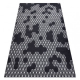 Covor Heos 78547 Antracit Crem Hexagon 160x220 cm Polipropilena Frise Belgia