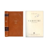 Ion Minulescu - Versuri (1943) cu Dedicație Olografă Marius Bunescu, Editie Numerotata, Bibliofilie