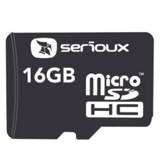 Card memorie Serioux SFTF16AC10 microSDHC 16 GB clasa 10 + adaptor foto