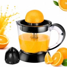 Storcator de citrice Thomas, 40W, 700ml, pornire/oprire automata, Rotatie bidirectionala, Negru
