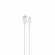 CABLU DE DATE FAST CHARGING, USB LA LIGHTNING 8-PIN, XO-NB36, APPLE IPHONE 6/7/8, 2,1A, 1 M, ALB, BLISTER