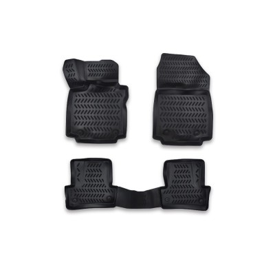 Covoare cauciuc tavita pt Renault Captur 2013-2020 Cod: 3D AP-1067 A80 foto