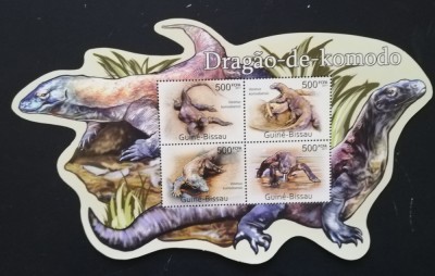 GUINEA BISSAU - DRAGONI DE KOMADO- coala mica, NEOBLITERATA -G BIS 311 foto