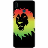 Husa silicon pentru Huawei Y9 2019, Rasta Color Lion