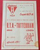 Program meci fotbal UTA ARAD - TOTTENHAM HOTSPUR(Cupa UEFA 07.03.1972)