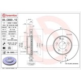 Set disc frana Mercedes Clasa E (W211) 03.02-03.09, Clasa E T-Model (S211) 02.03-07.09, Clasa S (W221) 09.05-12.13, Fata, 295X28mm, ventilat, BREMBO