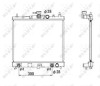 NRF 53535 Radiator, racire motor
