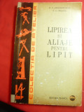 A.V.Lakedemonski -Lipirea si Aliaje pt. Lipit - Ed.Tehnica 1962 , 148 pag