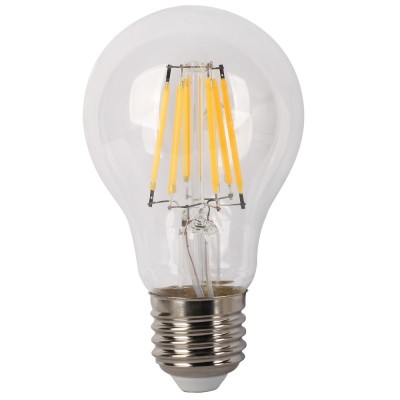 Bec LED filament Hoff clasic A60 E27 8W 970lm lumina neutra 4000 K foto