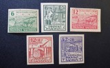 Germania Sub Ocupație Sovietică (Provincia Saxonia) 1945/1946-Lot de 5 Mărci Poștale Imperforate &bdquo;Reforma Agrară&rdquo;(Michel 72B, 73B, 80B-82B) MNH -TG1