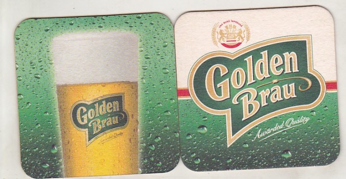 bnk div Suport de carton pentru halba/pahar bere - coaster - Golden Brau