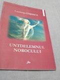 Cumpara ieftin UNTDELEMNUL NOROCULUI-LUMINITA COJOACA AUTOGRAF AUTOR /NOUA