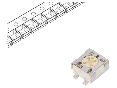 Potențiometru 20k&amp;Omega; 250mW SMD foto