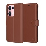 Husa Oppo Reno13 Pro Techsuit Leather Folio, maro