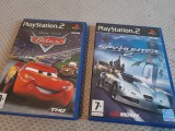 Joc 2 jocuri de colectie ptr copii Cars si Spy Hunter 2 , curse auto masini complet in carcasa originala pentru ps2 playstation2 ps 2 original