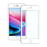 Folie Sticla 9D Full Cover 9H 0.33mm pentru iPhone 7 / iPhone 8 - Protectie Ecran Premium, AntiShock, Transparenta/Negru/Alb