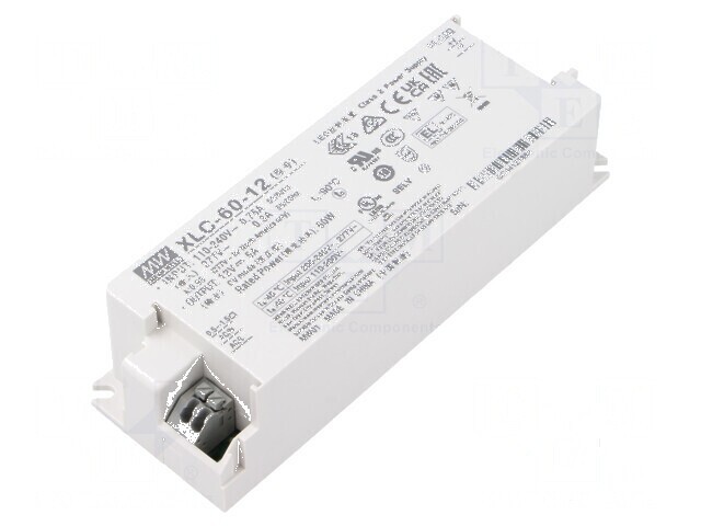 Alimentator LED 60W 12VDC 0&divide;5A 155&divide;400VDC