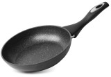 Tigaie MagicHome Black Line 20 cm antiaderenta cu strat marmorat