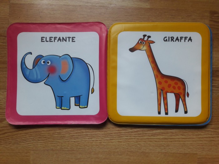 ✅ GLI ANIMALI - REVISTĂ IMPERMEABILĂ PENTRU COPII PREȘCOLARI &Icirc;N LIMBA ITALIANĂ ✅ ✅ ✅ CELE MAI BUNE CĂRȚI ✅ ✅ ✅ EDITURA GRIBAUDO