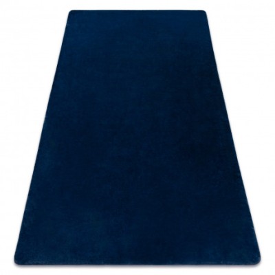 Covor modern de spălat POSH shaggy albastru inchis, antiderapant, gros, 80x150 cm foto