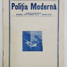 POLITIA MODERNA , REVISTA LUNARA DE SPECIALITATE , LITERATURA SI STIINTA , ANUL X , NR.107 , IANUARIE, 1935