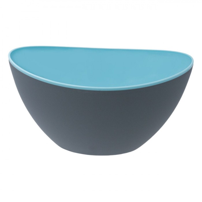 Bol Plastic Gondola, Capacitate 3.5L, Turcoaz și Gri