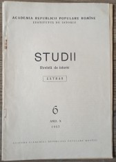 Studii si materiale de istorie moderna - Gh. Haupt, Gh. Georgescu-Buzau// dedicatie Fl. Constantiniu