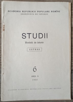 Studii si materiale de istorie moderna - Gh. Haupt, Gh. Georgescu-Buzau// dedicatie Fl. Constantiniu foto
