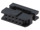 Mufă IDC Mamă 10 PIN Aurit 1mm fără Presare
