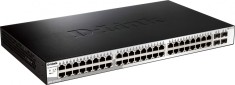 SWITCH D-LINK SMART 48 porturi Gigabit + 4 porturi Combo SFP, carcasa metalica, rackabil, &amp;quot;DGS-1210-52&amp;quot; (timbru verde 2 lei) foto