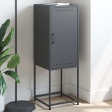 Dulap inalt Gossi antracit 36x39x107cm otel, 2 compartimente, depozitare