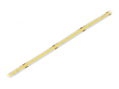 Bandă LED COB alb rece 8W/m 320 LED/m 8mm IP20 CRI 90 foto