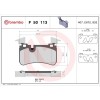 Placute frana Mercedes Clk (C209) 05.02-03.10, Clk Cabriolet (A209) 06.02-03.10, Cls (C219) 10.04-02.11, Clasa E (W211) 03.02-03.09, Clasa E T-Model, BREMBO