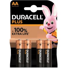 Baterie Duracell Plus Power, AA / LR6, Set 4 bucati MN1500
