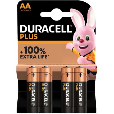 Baterie Duracell Plus Power, AA / LR6, Set 4 bucati MN1500 foto