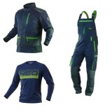 Set imbracaminte de lucru,geaca,salopeta,tricou,model Premium,bleumarin,XL/54,NEO