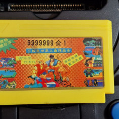 Caseta / discheta clasica cu jocuri pentru consola TV, Super Mario, NES, Duck
