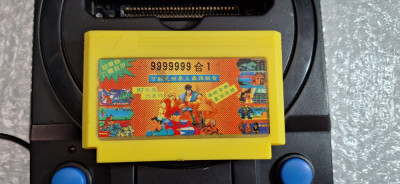 Caseta / discheta clasica cu jocuri pentru consola TV, Super Mario, NES, Duck foto