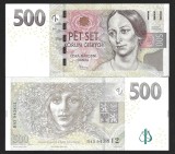 CEHIA 500 KORUN / COROANE 2009 - P -25a R , a UNC / UNC , aproape necirculata