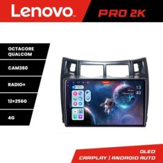 Navigatie Toyota Yaris 2008-2011 Lenovo Kit-YARIS08 8 core QLED 2K 12+256 360 Android Waze USB Navigatie Internet Youtube Radio Lenovo CarStore Techno